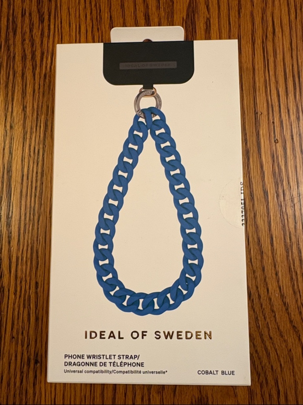 NWT Phone Wristlet Strap in Cobalt Blue by Ideal of Sweden